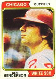 1974 Topps Baseball Cards      394     Ken Henderson